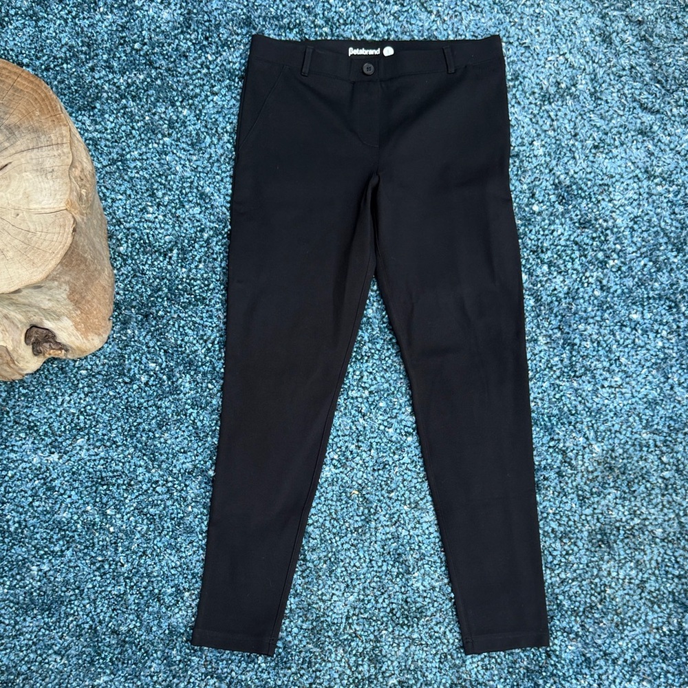 Betabrand Classic Black Leggings. Size Large, long